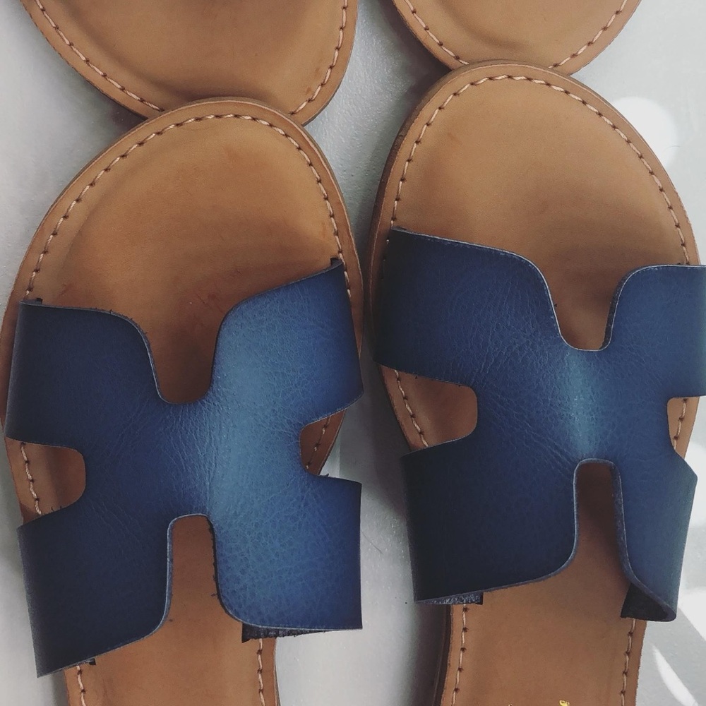 Blue Sandals Shoes size 6